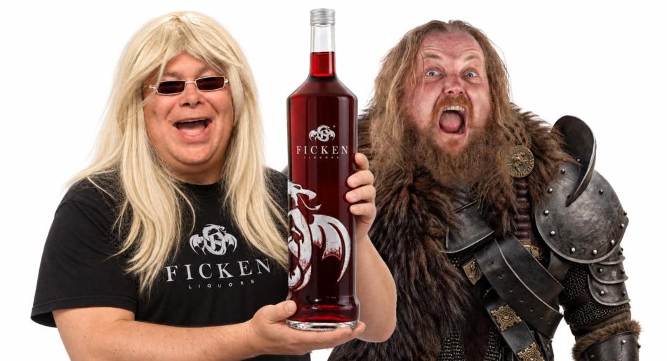 Bronko & Rosi FICKEN präsentieren die Drachenflasche