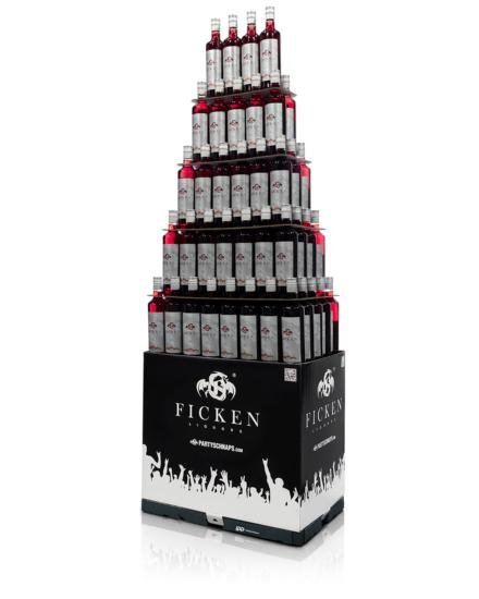 FICKEN Pyramide für 100x FICKEN Likör 0,7l