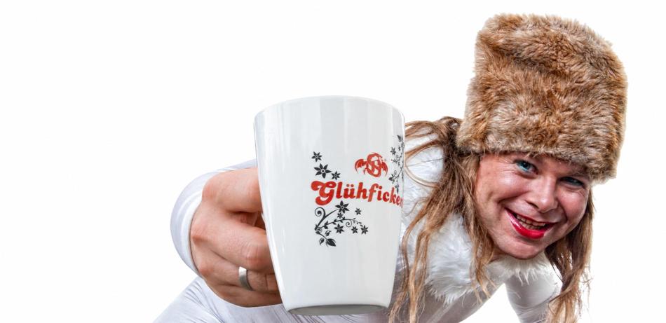 Rosi präsentiert die Glühficken Tasse